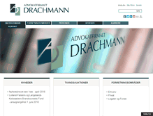 Tablet Screenshot of drachmann.com